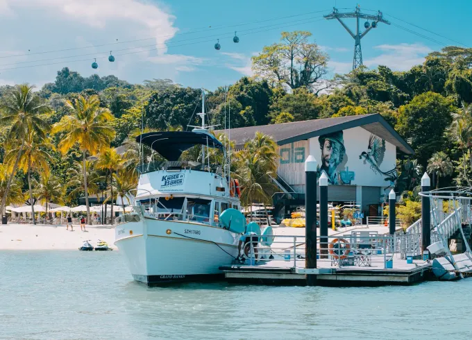 Grand Banks 42 Yacht Escapes in Singapore