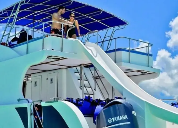 Amazing Punta Cana Sand Bar Party with Chaparral Motor Yacht!