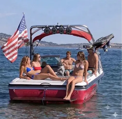 Wakeboard, surf or just cruise on Folsom Lake