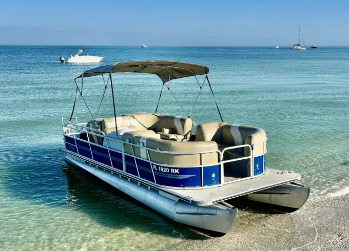 Bentley Pontoon Rental in Holmes Beach, Florida
