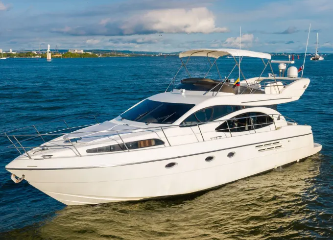 Discover Cartagena by 46ft Azimut Motor Yacht