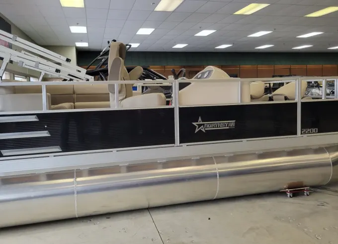 2022 Northstar Pontoon on Gorgeous Lake Minnetonka