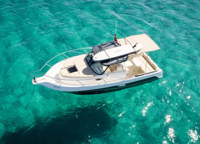 Faeton Moraga 780 Motor Yacht in Ibiza: All Included Offer to Formentera 💎