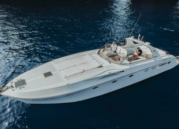 Rizzardi 50 topline Yacht for rent in Sorrento, Amalfi, Positano and Capri.