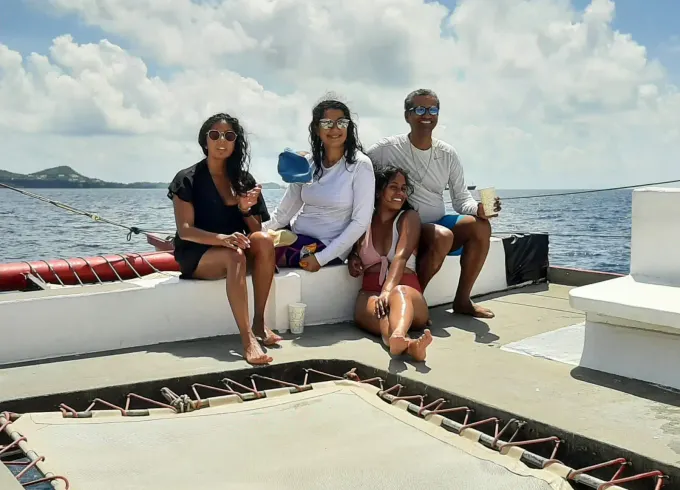 Catamaran in Saint George's