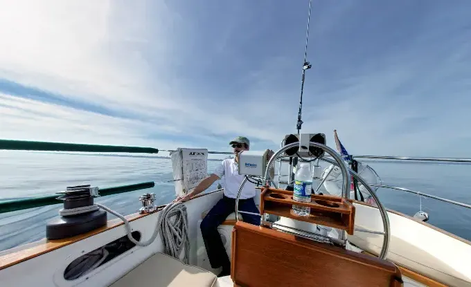 41ft Sailing Crusing Monohull Charter on ''White Lake'' Michigan, USA.