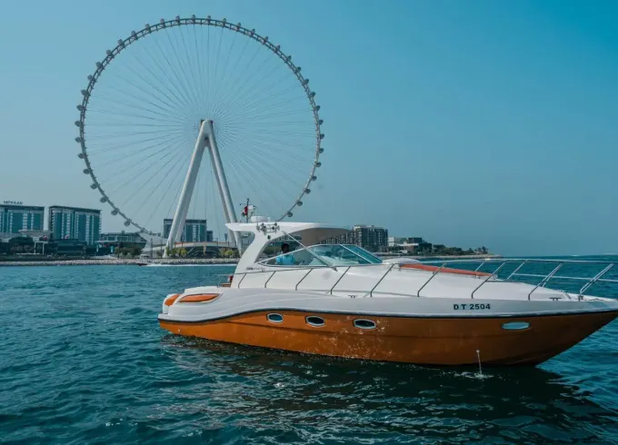 Book 2 hour Feretti Yacht Trip up to 10 People