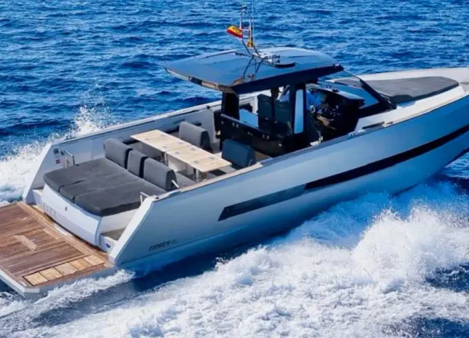 Explore Ibiza’s Coastline Aboard the Luxury FJORD 44 Open Motor Yacht