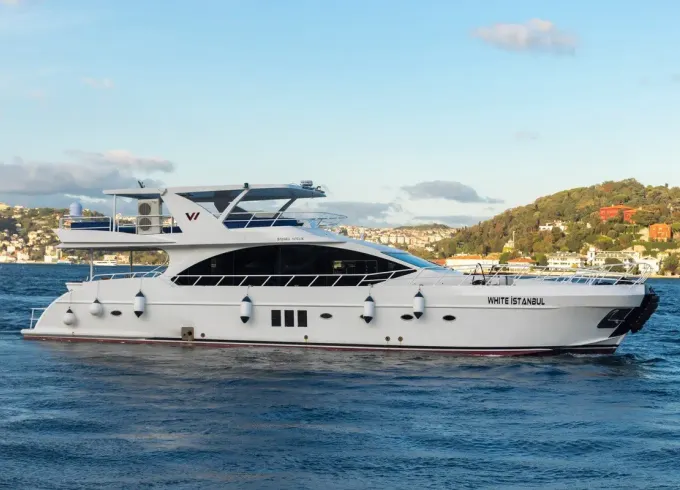 Luxury 70-Person Mega Yacht Charter – Experience the Ultimate Bosphorus Cruise