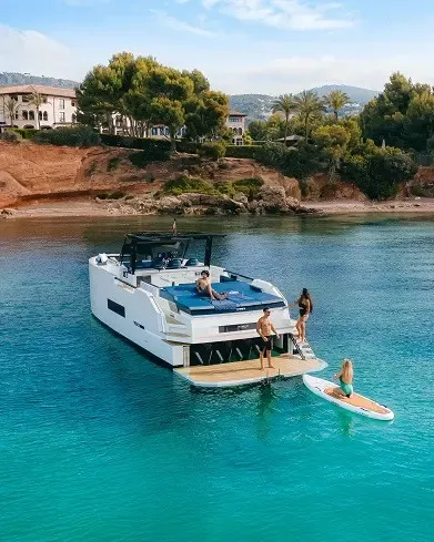 D50 De Antonio Luxury Yacht Rental in Ibiza with concierge!