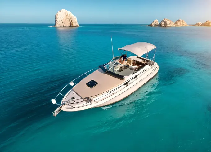 Cabo Private 29ft Yacht Cruise with Snorkeling and Swim Stop