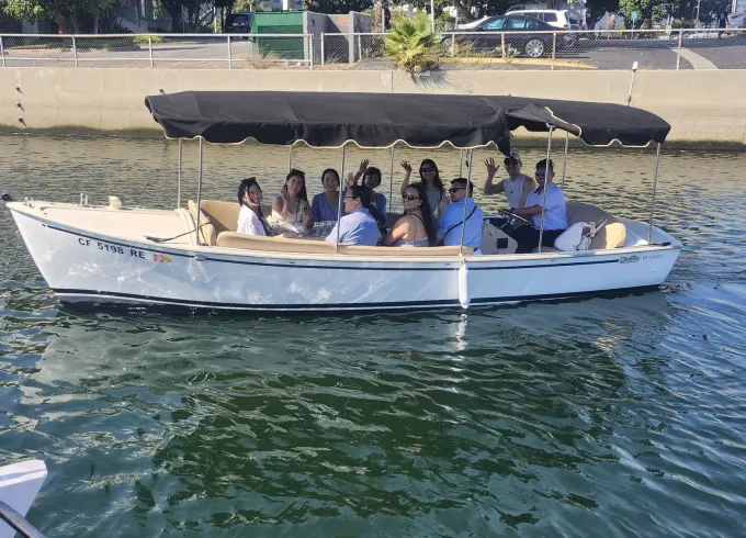 New Modern Electric Duffy Rental for 12 people in Marina del Rey, CA