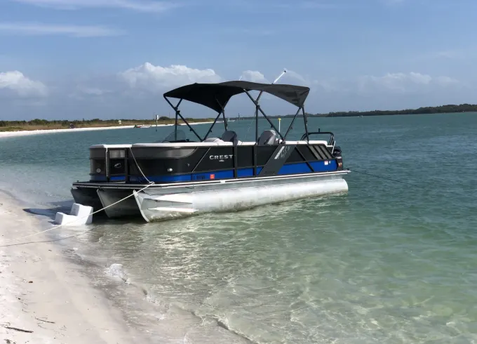 Crest Tritoon in Madeira Beach, Florida!