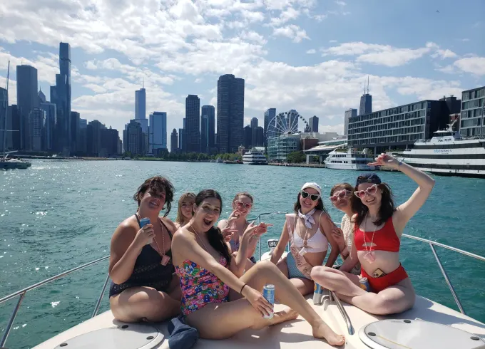 Burnham Harbor Experience Chicago like never before on 35ft Maxum Motor Yacht