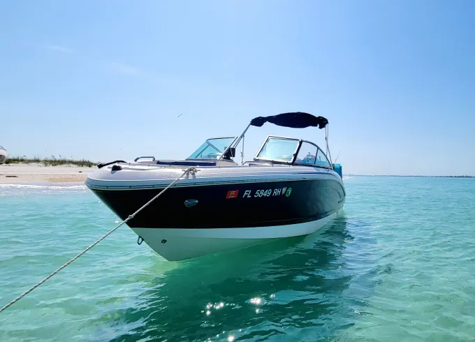 21ft. of Fun! Blue Chaparral Bowrider Gassed up & ready to go!
