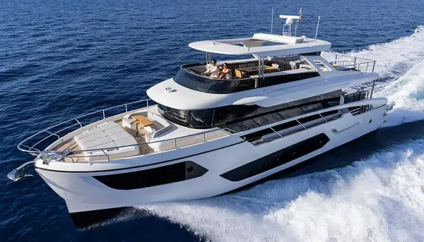 Brandnew 74 Absolute Flybridge Yacht 4 Cabins, Gym, Water Toys & Luxury Living!
