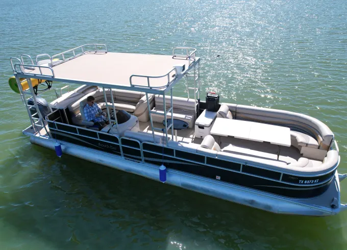 18 Person Waterslide Double Decker Pontoon in Lewisville, Texas (Free Lily Pad!)