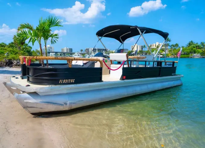 The 24ft Custom PalmToon Party Barge