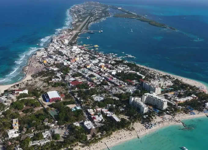 Private Cruises on 24' Seawind Sailing Catamaran Cancún Isla Mujeres  #GMBCAT24
