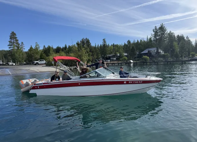22ft Chris-Craft Sporty Cruiser Weekly rental only, includes slip in Tahoe City.