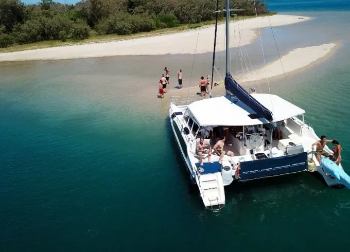 Boat Hire on Sailing Catamaran with pro skipper (max 30 guests) on Gold Coast