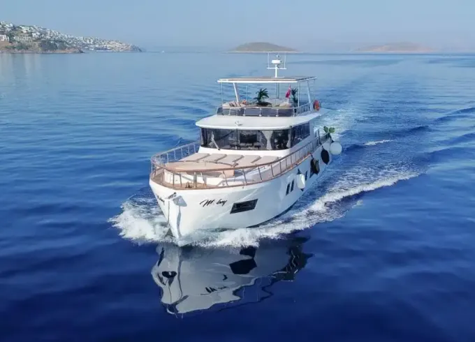79ft Custom Built Luxury Yacht Charter with Captain in Bodrum for 20 Guests