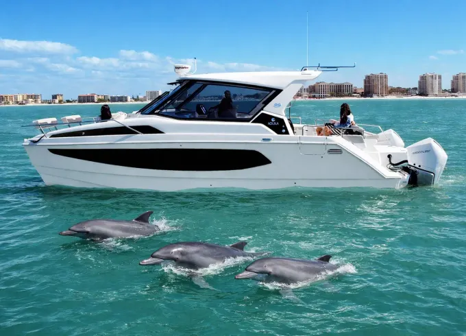 36ft Aquila Power Catamaran With Premium Sound System