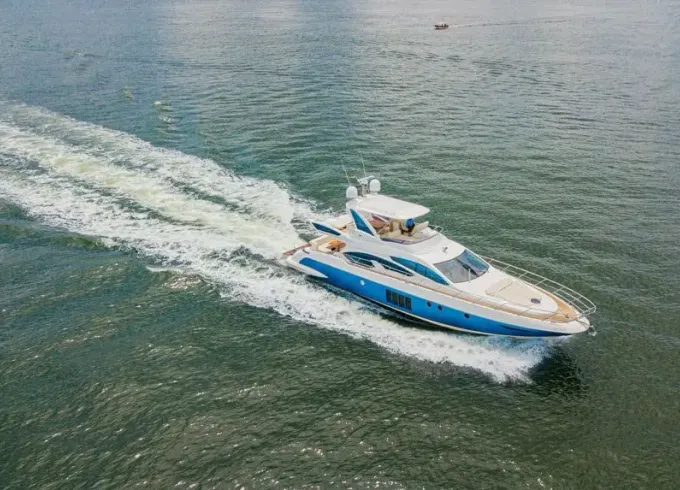 Private Boat Rental Cartagena — Rosario Islands, Baru & Cholón | Azimut 64ft