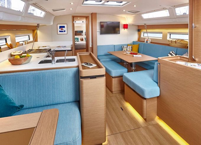 Charter the 49ft "Sventola" Sun Odyssey 490 Sailing Yacht in Nettuno