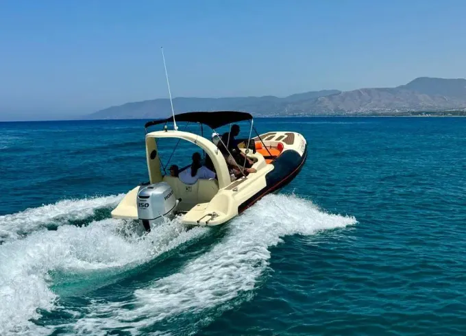 Hire Paros RIB For 7 Guests