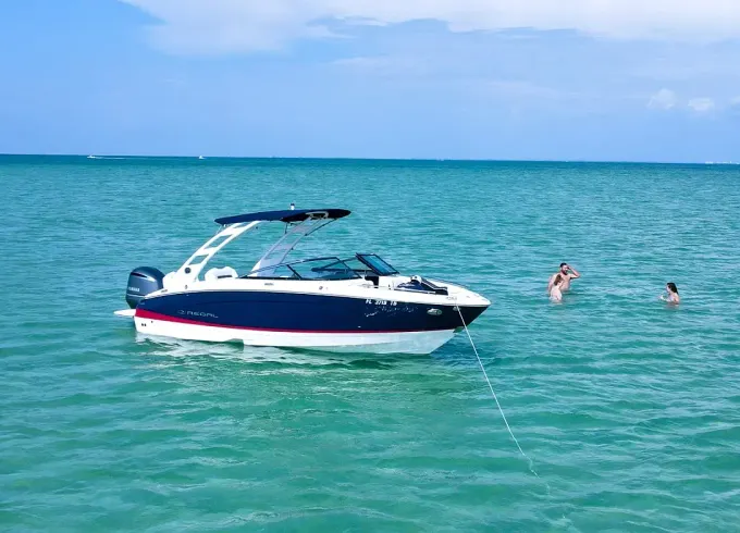 Explore the Best of Tampa Bay, FL on a Regal LX4 Luxury Boat Rental with Captain