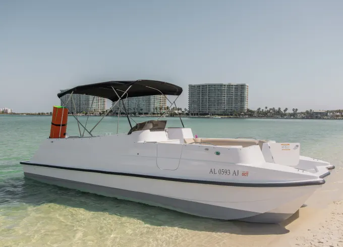 26ft Leisure Catamaran in Orange Beach for a Relaxing Day on the Water