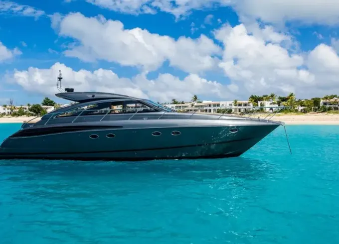 Princess V53 in Saint Barthélemy from Gustavia