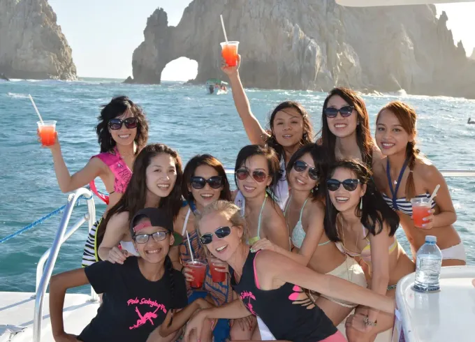 Enjoy Boat Party On Power Catamaran In Cabo San Lucas, Mexico