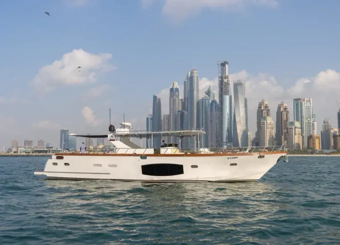 75ft Event Yacht Rental Dubai Marina - Capacity for 35 Pax & Crew