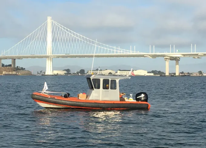 Rent 27ft Fletcher Inflatable Boat in San Francisco California