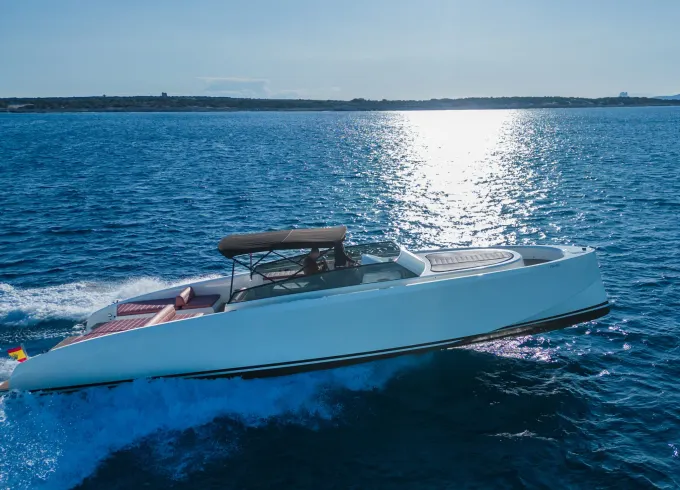 43ft "Tequila" Vanquish Sports Boat Charter in Ibiza and Formentera Waters