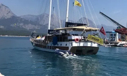 Weekly Gulet Cabin Charter with A.C included Full Board (Kemer-Kekova-Kemer)