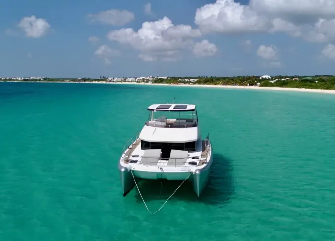 ANGUILLA  Luxury power catamaran 53