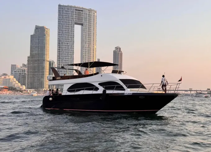 Private Elegant 75ft Luxury Yacht Charter In Dubai – Up to 25 Guests
