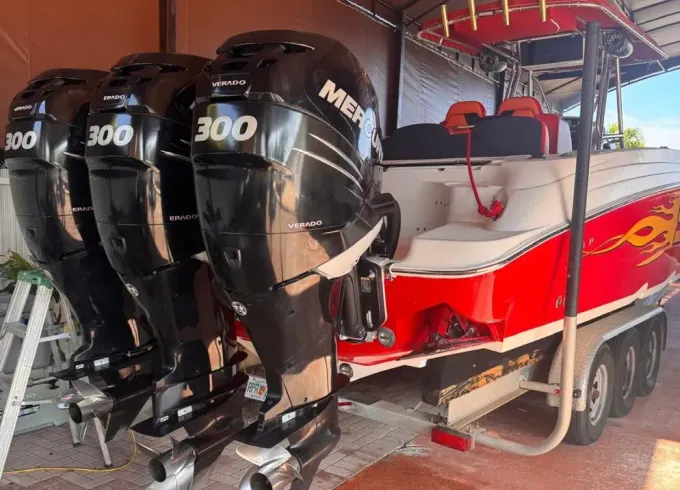 Scarab Boat Cruise in Destin for 10 Guests on Crystal Clear Waters