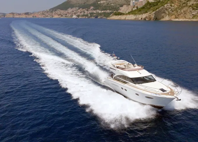 Luxury Princess F43 Motor Yacht Charter in Dubrovnik for 12 Guests