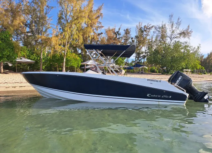 Cobra 254 Fishing Boat for Rent in Le Morne Brabant, Mauritius