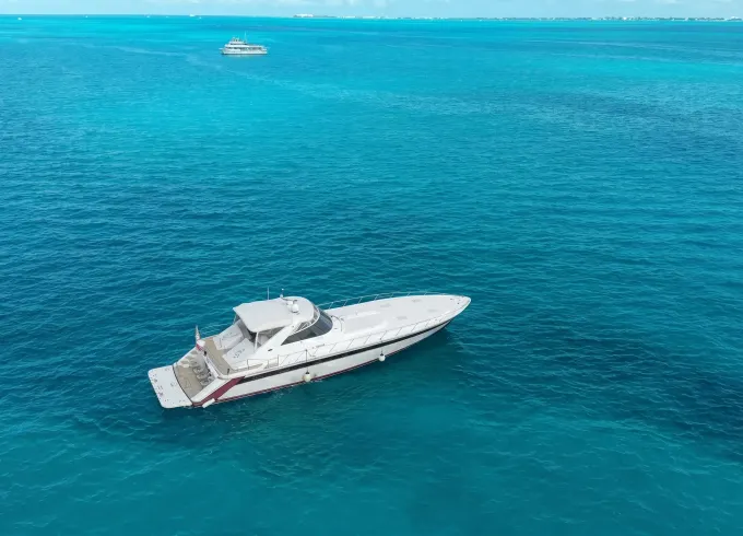 Sundancer 70ft Private Yacht Charter in Cancún for up to 30 Guests