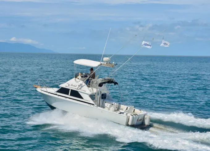 28ft Bertram Private Motor Yacht Rental in Puerto Vallarta, Jalisco