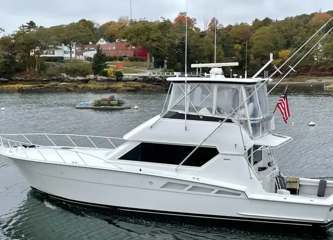 Hatteras 50ft Motor Yacht for Cruise or Sightseeing in Boothbay Harbor, Maine