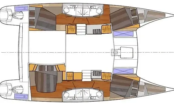 Charter 44' Orana Cruising Catamaran In Deale, Maryland