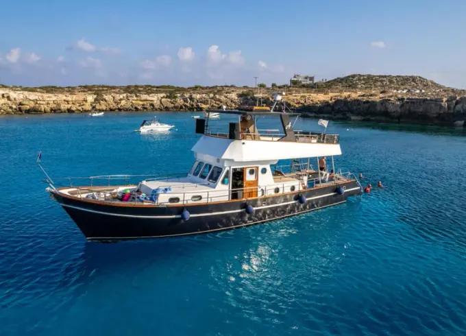 55' Custom Wooden Boat - Cruise Around Blue Lagoon, Protaras & Ayia Napa Cyprus