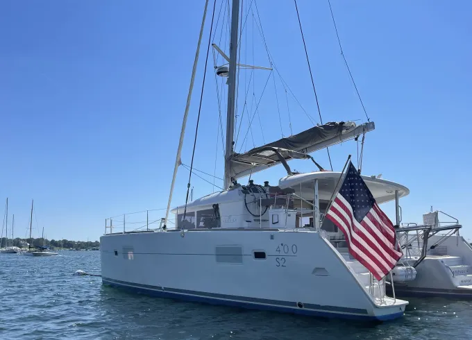 Private Luxury Lagoon Catamaran Charter in West Palm Beach, Florida