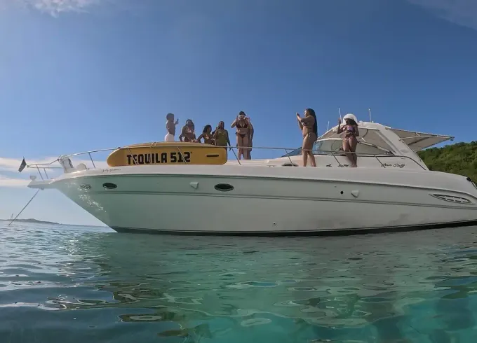 Searay 46' Sundancer Yacht with Captain & Crew in Fajardo Area